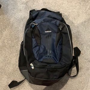 Adidas navy blue and black basketball bag.